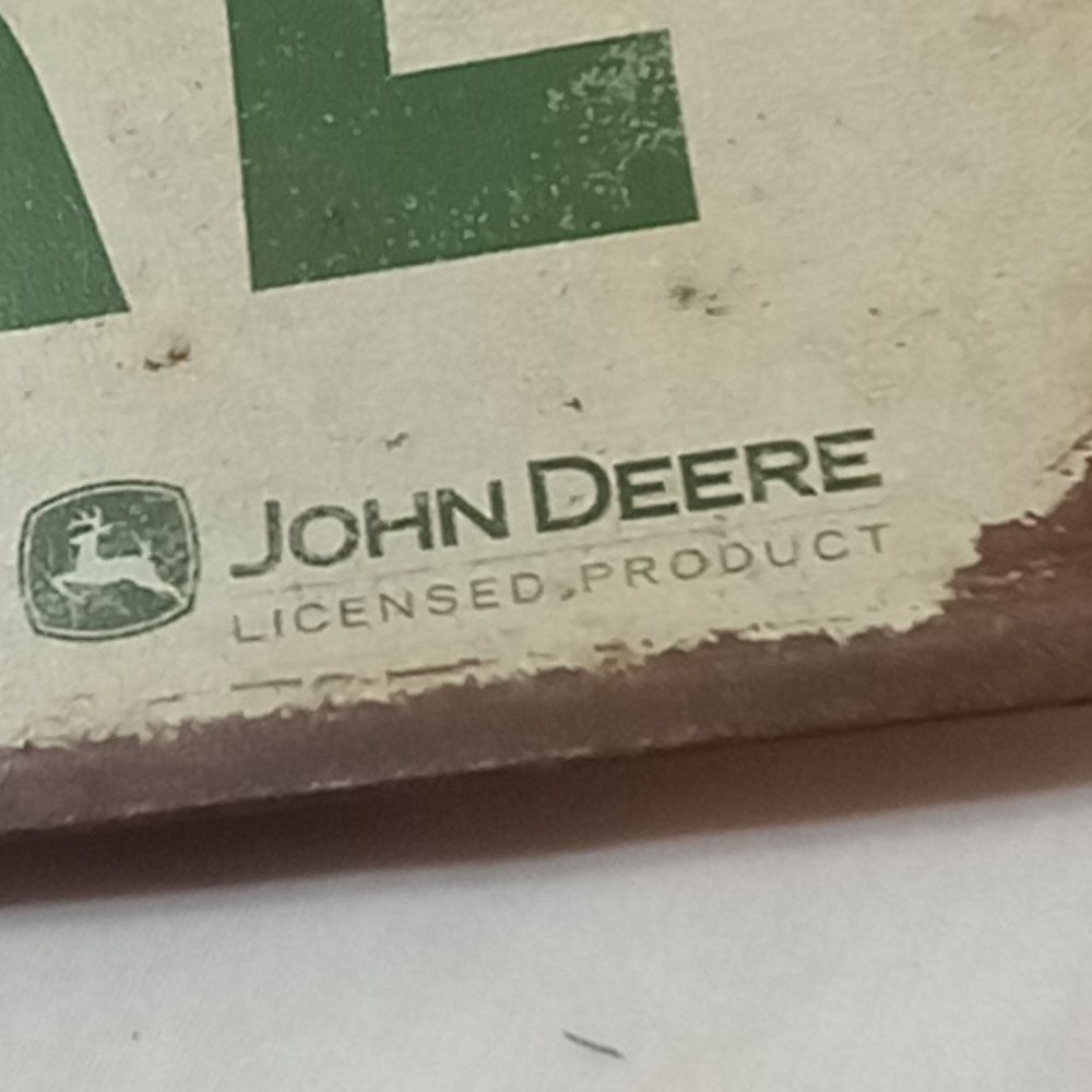 Only John Deere Used Here Metal Sign Vintage - Picture 4 of 5